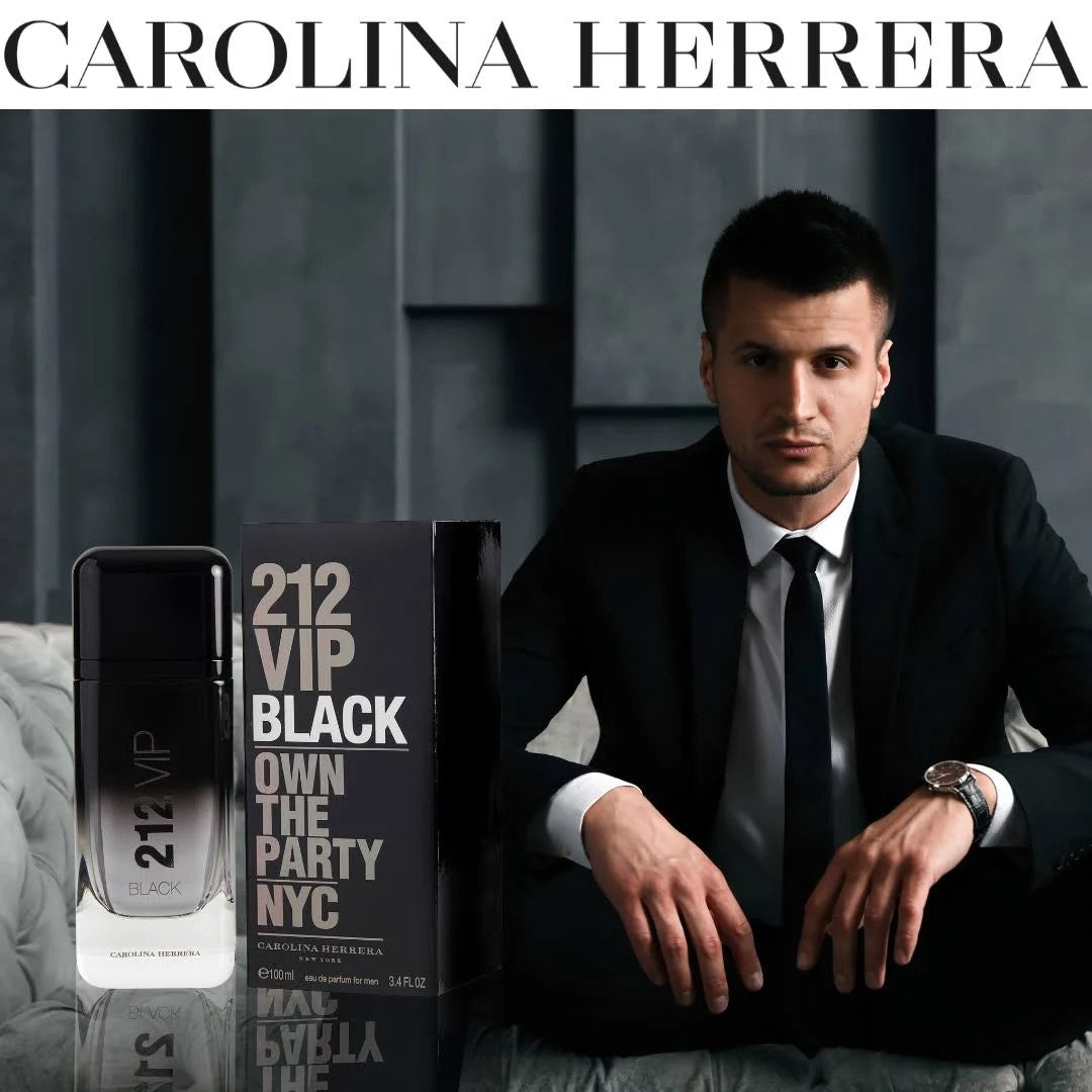 Carolna Herera Mens 212 VIP Black Eau de Parfum For Unisex