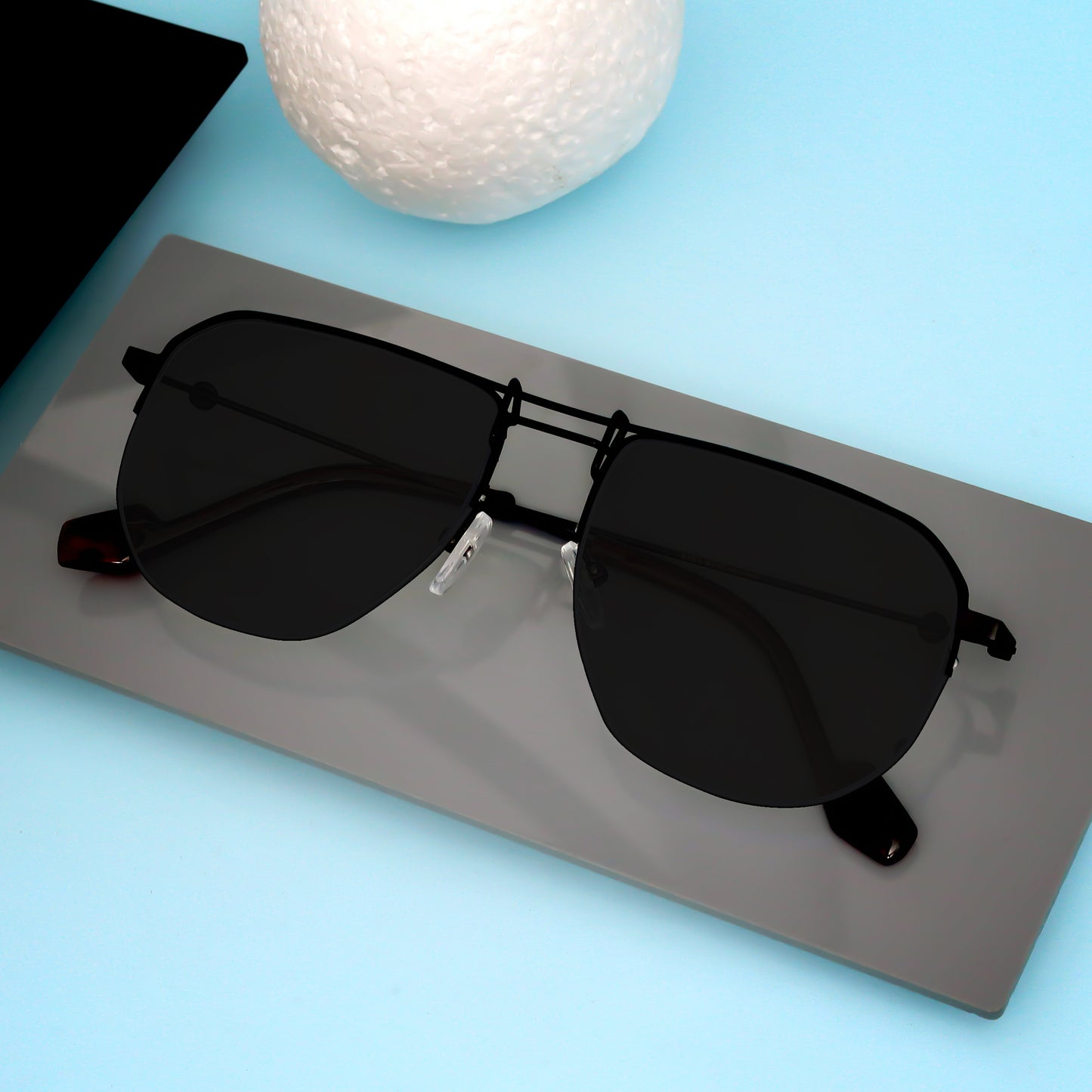 BB Mould Black Black Unisex Sunglasses