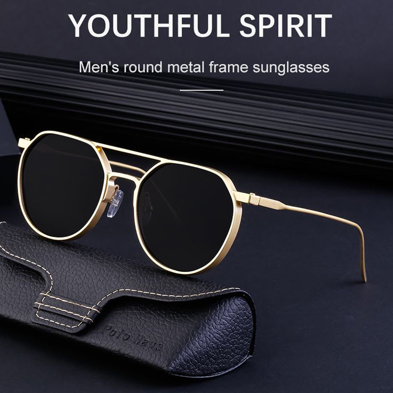 Bektler Gold And Black Edition Sunglasses