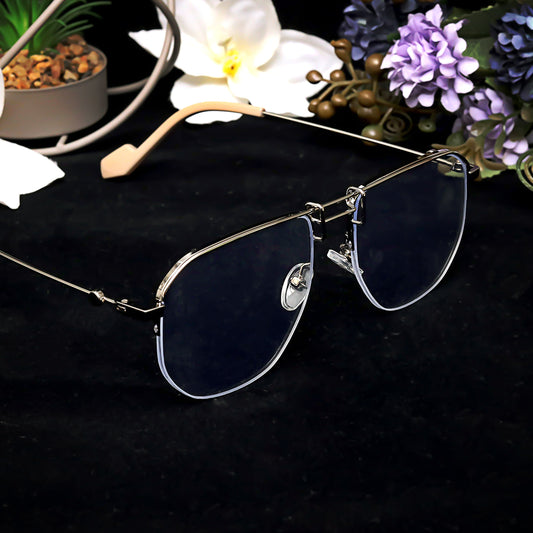 BB Mould Gold White Unisex Sunglasses