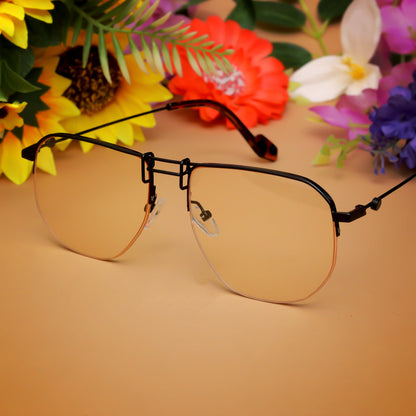 BB Mould Black Classic Orange Unisex Sunglasses